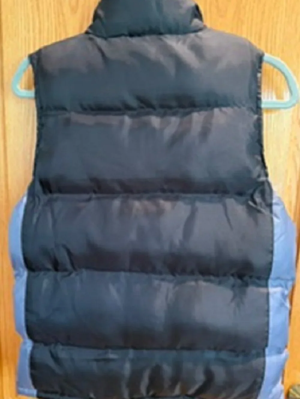 U.S. POLO ASSN. Youth Signature USPA Quilted Puffer Vest Black/Gray Top M(10/12)